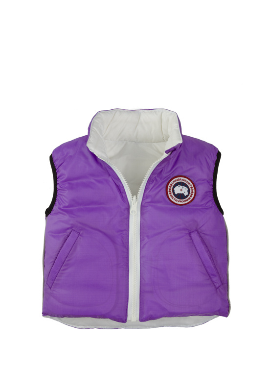 Bambino Canada Goose Reversible Gilet Hyacinth