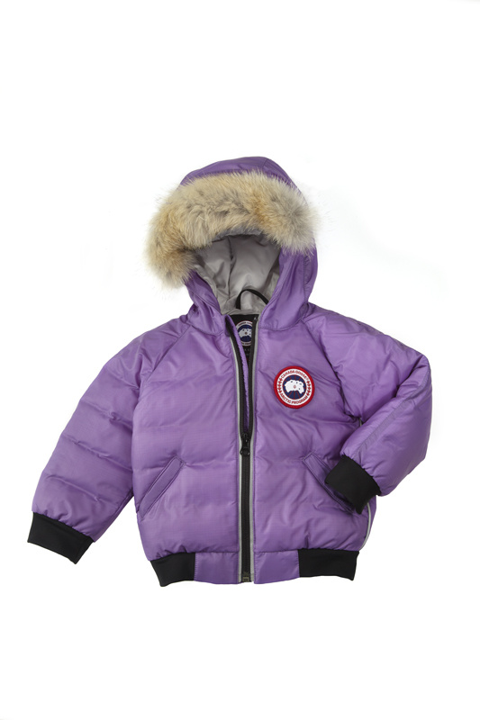 Bambino Canada Goose Elijah Bomber Hyacinth