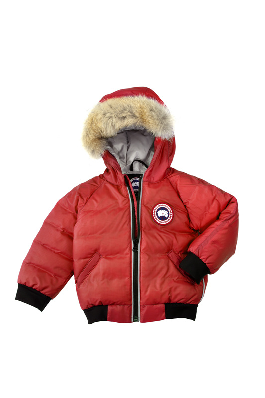 Bambino Canada Goose Elijah Bomber Rosso