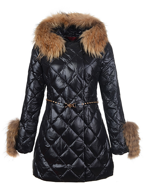 Piumini Moncler Donna Lungo Nero