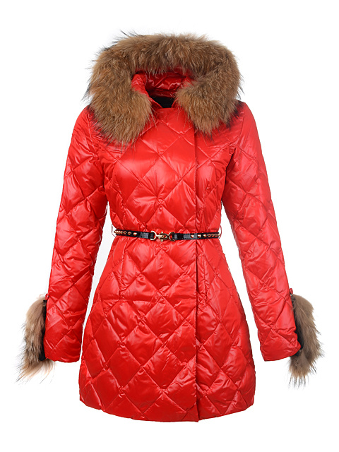 Piumini Moncler Donna Lungo Rosso