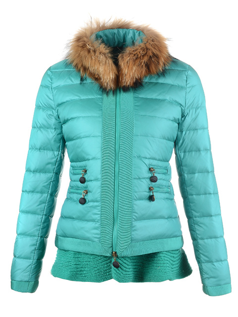 Piumini Moncler Orlo Gonna Blu