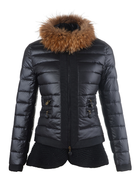 Piumini Moncler Orlo Gonna Nero