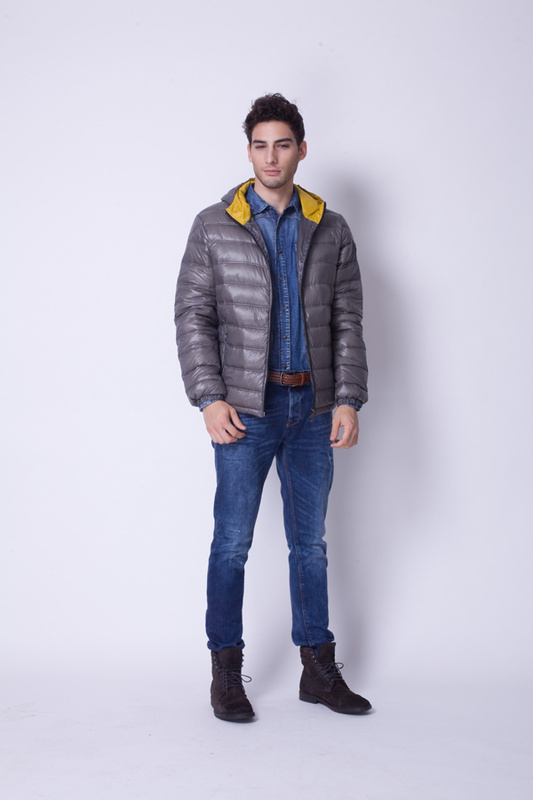 Piumini Moncler Leggera Uomo Grigio