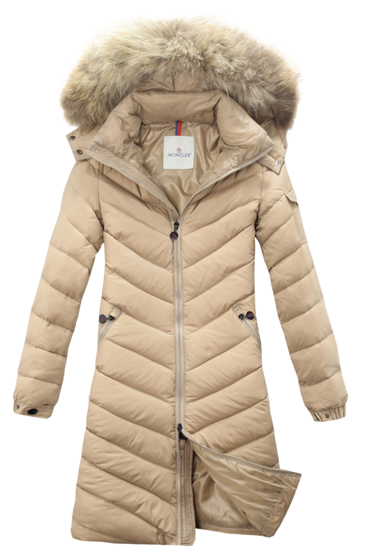 Piumini Moncler Lungo Antivento Beige