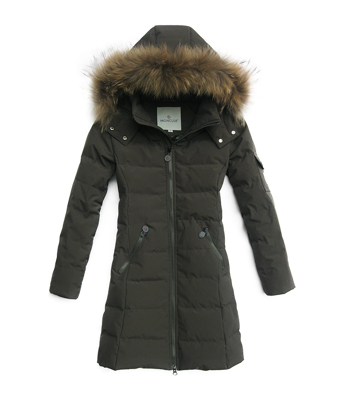 2016 Piumini Moncler Lungo Antivento Bambini Oliva