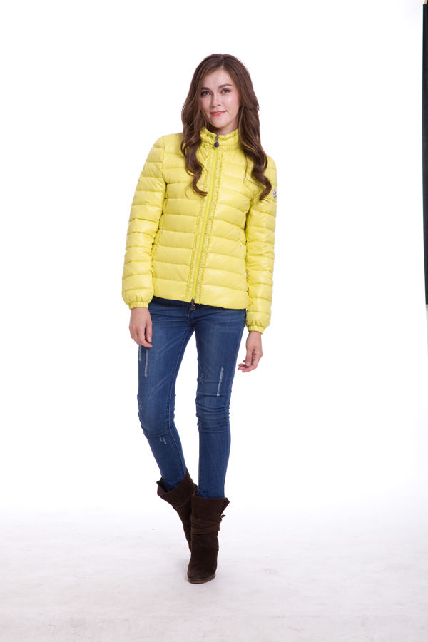 Piumini Moncler Lace Cerniera Giallo