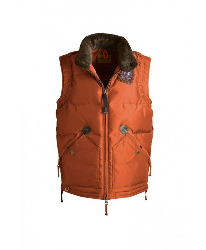 Parajumpers Uomo Masterpiece Kobuk Down Vest Rust