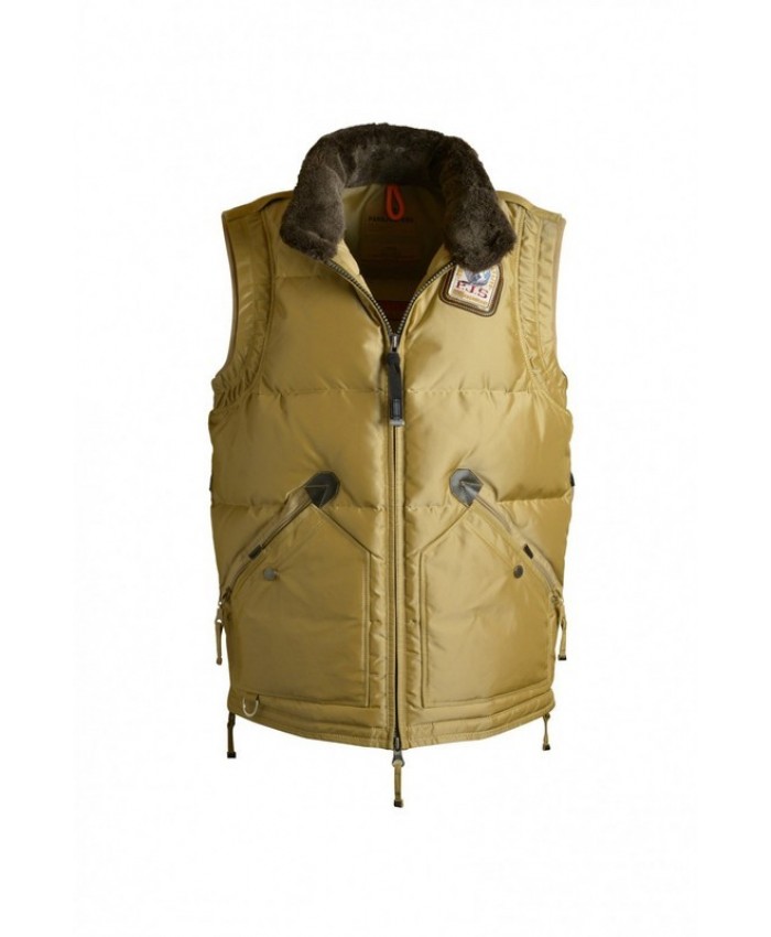 Parajumpers Uomo Masterpiece Kobuk Down Vest Honey