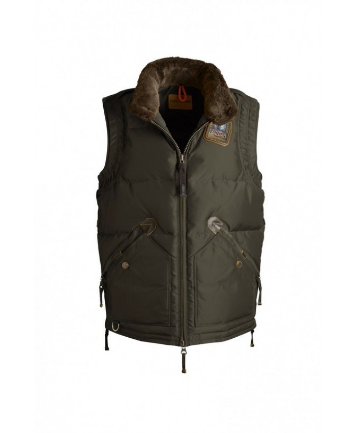 Parajumpers Uomo Masterpiece Kobuk Down Vest Leger